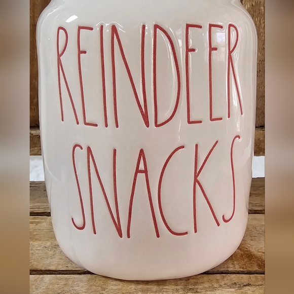 Rae Dunn "Reindeer Snacks" Baby Canister - Picture 5 of 5